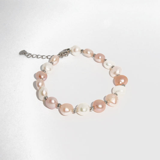 Baroque Beaded Pearl Bracelet