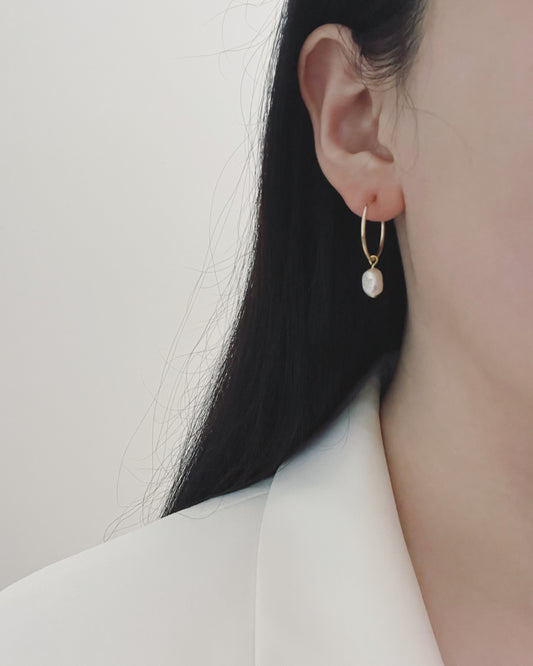 Baroque Pearl Drop Charm