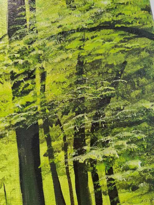 A Glimpse at Keukenhof – Original Acrylic Landscape Painting