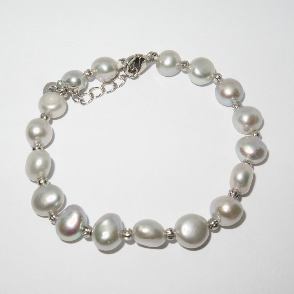 Baroque Beaded Pearl Bracelet